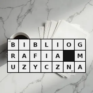 Rozwiązanie krzyżówki: analiza i opis utworu muzycznego - bibliografia muzyczna | hasła, synonimy i podpowiedzi Hasło krzyżówkowe analiza i opis utworu muzycznego - bibliografia muzyczna – rozwiązanie, synonimy, podpowiedzi i definicje krzyżówkowe